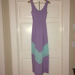 Chevron Maxi Dress
